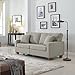 Divano Roma Furniture - Linen Loveseat/Sofa - 73 Inch