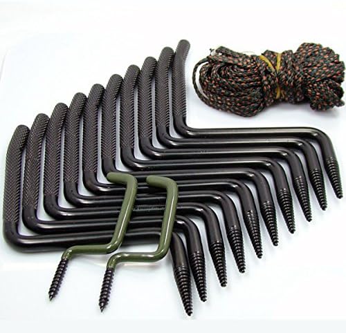 Bigfoot Camo Ten Screw in Tree Step Set for Lounge Tree Stand or Lock On