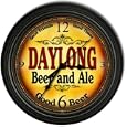 Daylong 's Beer and Ale Black Cascading Pub Style Wall Clock