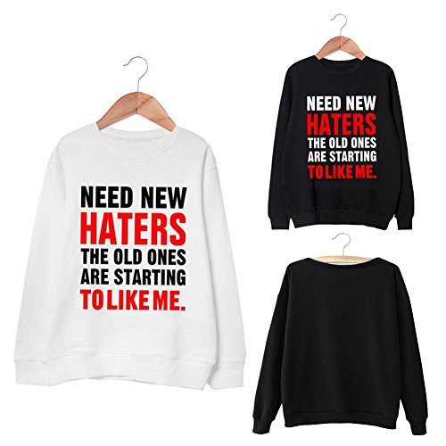 MIOIM® シャツ ゆったり トレーナー プリント柄 英語 カジュアル 長袖 トップス ブラウス レディース ラウンドネック 登校 通勤 お出かけ お呼ばれ