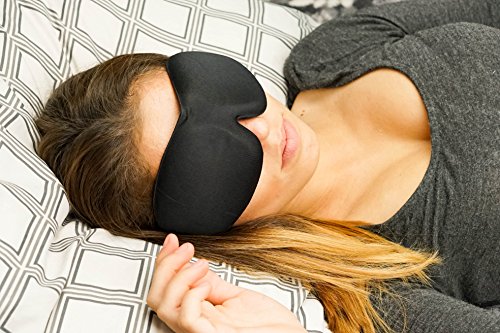 [top rated] sleep mask with earplugs - premium quality - contoure…