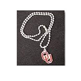 University of Oklahoma Sooners - Pewter OU Necklace w/Metal Band
