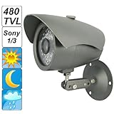 SecurityIng - 480TVL 1/3 Sony CCD Waterproof Surveillance CCTV Security Cam ....