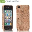Case-Mate iPhone 4S / 4 Lisboa Case with Screen Protector, Cork / Gold コルクスタイル ケース (液晶保護シート つき) ゴールド CM012120