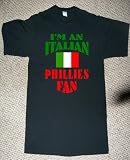 ITALIAN PRIDE PHILLIES FAN FLAG BASEBALL ITALY COUNTRY PRIDE USA T SHIRT