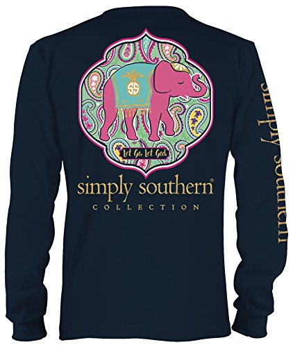 Simply Southern Let God Adult Long Sleeve T-shirt