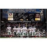 2007 Giants Team Signed Huddle 20x32 Photograph (LE 41)