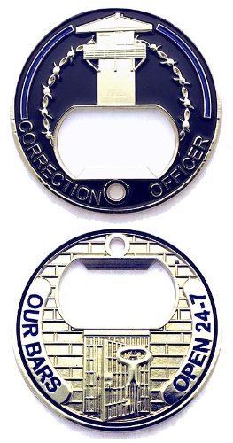 Correction Officer Bottle Opener Challenge Coin
