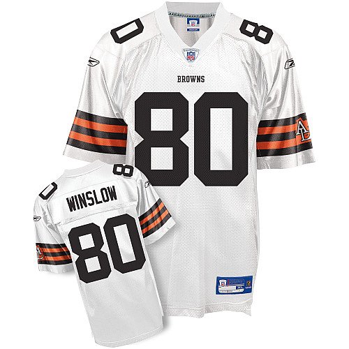 Reebok Cleveland Browns Kellen Winslow Youth Replica Jersey White Extra Large