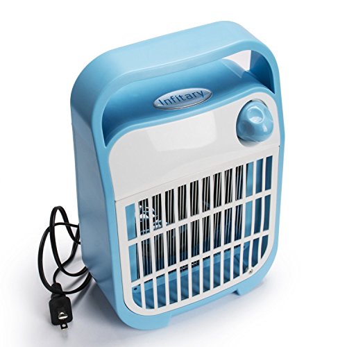Infitary® Photactalytic Electronic Indoor Mosquito Killer By Power, 4 Watt UV Bulbs LED Lamp Ultra-quiet, Blue (Blue)
