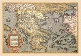 Buyenlarge - Map of Greece 28x42 Giclee on Canvas