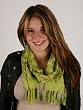 Batik Scarf - Chartreuse Floral