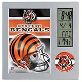 NFL Cincinnati Bengals Digital Desk Clock