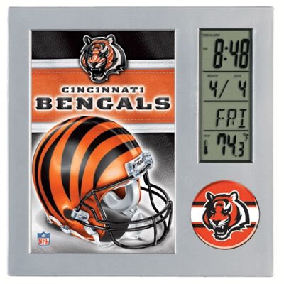 NFL Cincinnati Bengals Digital Desk Clock