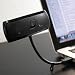 DEEPbass Compact 6 Watt USB Speaker for all Laptops and Desktop Computers - Specially-designed micro drivers help produce Deep & Powerful Bass **Includes Bonus 4 in 1 Card Reader!