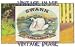 2.75 inch x 2 inch (7.5 x 5cm) Acrylic Fridge Magnet Bird Swann Vintage Image