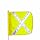 Flagstaff FS10 Safety Flag with Reflective X, Male Quick Disconnect Base