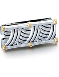 J.Goodman Sterling Silver/18k Yellow Gold Money Clip