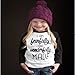 Sagton Toddler Baby Kids Girls Clothes Letter Print Long Sleeve T-shirt Blouse Tops