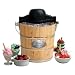 Maxi-Matic EIM-502 Elite Gourmet 4-Quart Old-Fashioned Pine-Bucket Electric/Manual Ice-Cream Maker