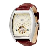 Pere de Temps Mens 3036 Rene` Metro Automatic Mechanical WatchStainless Steel with Exhibition Dial by Pere de Temps