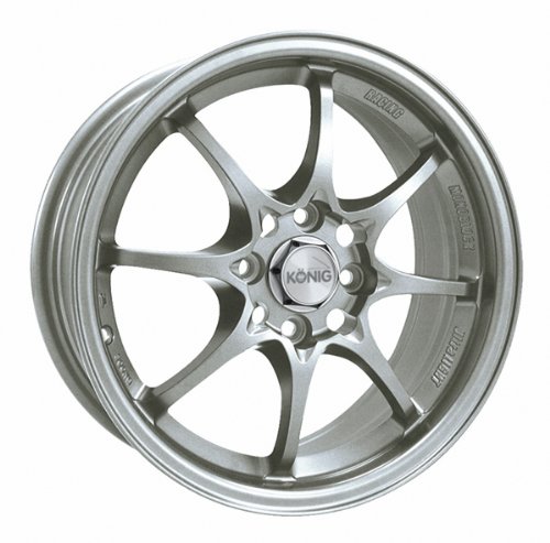 16x7 Konig Helium (Silver) Wheels/Rims 5x100 (HE7651040S)