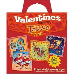 VPS4 - Valentine Temporary Tattoo Cards