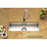 Houzer CTB-2385 Contempo Zero Radius Undermount Trough Bar Sink - CTB-2385