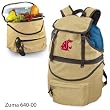 Washington State Cougars Zuma Insulated Backpack with Waterproof Liner - Beige w/Embroidery