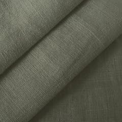 100% Leinen Stoff Meterware Anthrazit