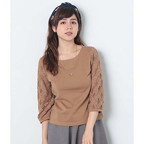 ロペピクニック（ROPE’ PICNIC） レース袖切替プルオーバー