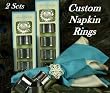 Table Transformations Customizable Napkin Rings - (2 Full Sets)