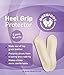 5 Pairs Of High Quality Top Grain Leather Heel Grips Stop Padded Heel Liners, Foot Petals Pads
