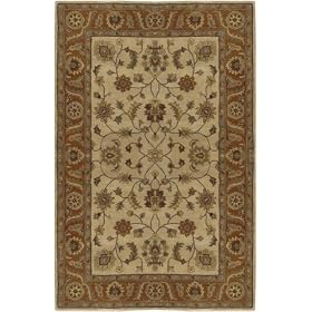 Surya Rex CRN-6004 8 by 11 Rug, Beige