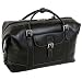 Siamod 25085 Amore Oil Pull-Up Leather Duffel Bag (Black)