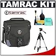 Tamrac 5502 Explorer 2 Photo Digital SLR Camera Bag (Black) + Tripod + Accessory Kit for Canon Rebel T3, T3i, T1i, T2i, EOS 60D, 5D, 7D, Nikon D3000, D3100, D5000, D5100, D7000, D300s, Olympus Evolt E-5, E-30, E-620 & Sony Alpha A560, A580, A33, A35, A55