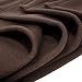DOZZZ Queen Polar-Fleece Thermal Blanket Brown (90 by 90 Inches) - Extra Soft Brush Fabric, Super Warm Bed Fleece Blanket Lightweight Couch Blanket, Easy Care, Machine Washable Blanket