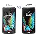 LG K10 Screen Protector, SOOYO(TM) Premium Tempered Glass Screen Protector (2.5D Round Edge/99% Clarity/Shatter-Proof/Bubble Free) for LG K10 (2016)-[2Pack]