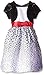 LOVE Girls' Velvet Shrug Falling Flower Glitter Flock Dress