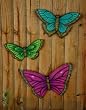 Set Of 3: Butterfly Wonders Trio Wall Art, Blossoms And Breezes