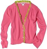 Hartstrings Girls 7-16 Cardigan Sweater With Ribbon Trim