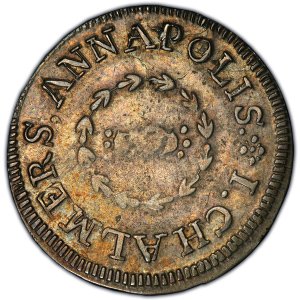 1783 Sixpence, Small Date EF