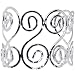 Silver Tone Swirl Cuff Bracelet