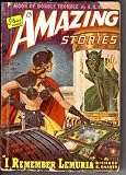 Amazing Stories, March 1945: Shaver's *I Remember Lemuria* (Volume 19, No. 1)