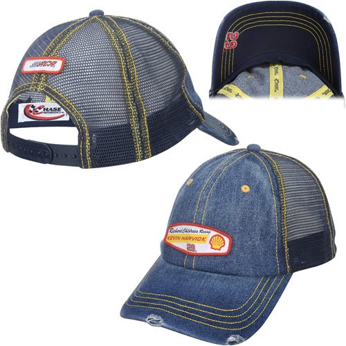 Buy Chase Authentics Kevin Harvick Denim Trucker Cap by Chase Authentics