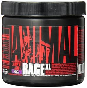 Universal Nutrition Animal Rage Xl, Grape of Wrath, 30 Count