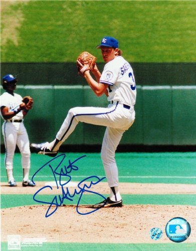 Bret Saberhagen Autographed/Hand Signed Kansas City Royal 8x10 Photo