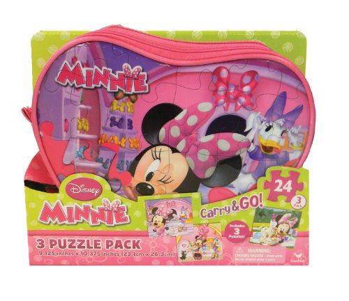 Minnie Mouse Carry and Go Jigsaw Puzzle in Bags
