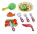 Liberty Imports Kitchen Fun Seafood Hot Pot Dinner Cutting Food Playset for Kids with Egg and Vegetable