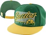 Seattle SuperSonics '47 Brand Kelvin Adjustable Snapback Flat Brim Hat